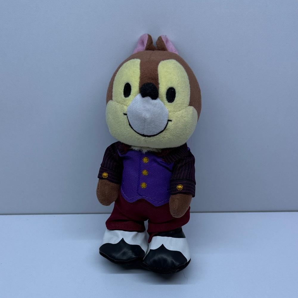 Disney Chip Plush with Purple and Red Outfit